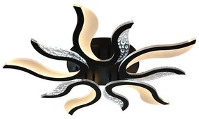 Lampadario a plafone LED dimmerabile LED/65W/230V 3000-6500K nero + telecomando