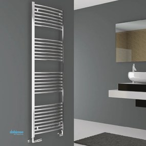 Cordivari "Lisa 22"Termoarredo Scaldasalviette Cromo Lucido Curvo 1732X500 Interasse 44,4