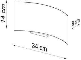 Sollux SL.0937 - Applique  MAGNUS 2xG9/40W/230V nera