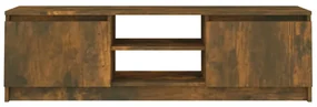 Mobile tv rovere fumo 120x30x35,5 cm in legno multistrato