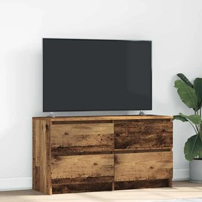 Mobile Porta Tv Legno Antico 100x35x54 Cm İn Legno Multistrato /