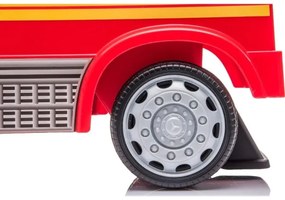 Bici a spinta Mercedes Camion dei pompieri 2xAA rosso