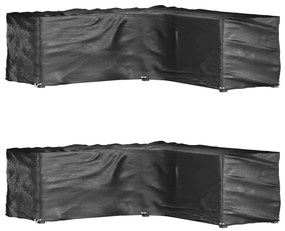 Coperture mobili da giardino a l 2pz 16 occhielli 285x285x90cm