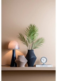 Lampada da tavolo blu scuro con paralume in vetro (altezza totale 45 cm) Bombin – Leitmotiv