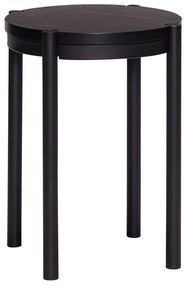 Sgabello nero Oto - Hübsch