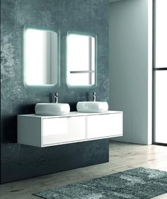 Mobile bagno 150cm con 2 cassetti scorrevoli KSPR-150B - KAMALU