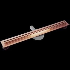 Scarico lineare REA Neox Slim pro Brushed Copper 90