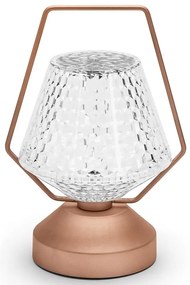 Aigostar- LED RGB Lampada da tavolo ricaricabile dimmerabile LED/1W/5V 1800mAh 20 cm + +TC