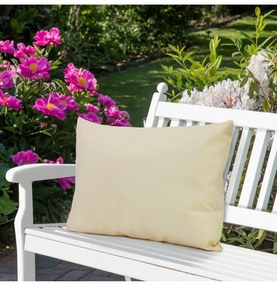 Cuscino da giardino impermeabile 50x70 cm beige chiaro