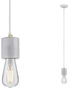 Paulmann 79750 - 1xE27/20W Lampadario su corda NORDIN 230V