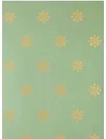 Farrow & Ball Carta da parati Brockhampton Star - Suffield Green/ Gold