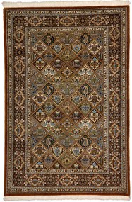 Ghom Tappeto persiano 100x150 Marrone (Iran) Annodato A Mano