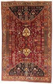 Gashghai Tappeto 150x250 Rosso (Iran) Annodato A Mano
