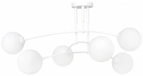 Lampadario a sospensione PREGOS 6 WHITE Colore del corpo Bianco