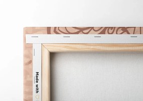 Quadro su tela – Mandala floreale