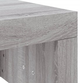 Tavolino da Salotto Grigio Sonoma 102x50x36cm Legno Multistrato