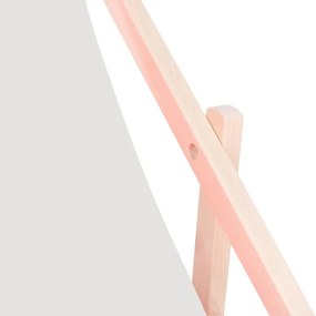 Lettino da giardino grigio/faggio