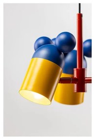 Lampada per bambini blu con paralume in metallo ø 30 cm Mouse II – GTV