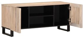 Mobile porta tv 105x34x46 cm in legno massello di mango