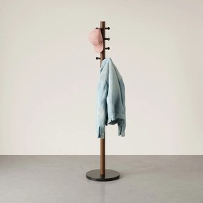 Appendino in legno nero in gomma naturale Pillar - Umbra