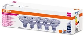SET 5x Lampadina LED MR16 GU5,3/3,8W/12V 4000K 36° - Osram