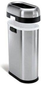 Bidone per rifiuti in acciaio inox 50 l - simplehuman