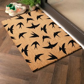 Zerbino in fibre di cocco 40x60 cm Swallows – Artsy Doormats
