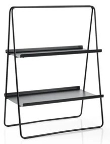 Scaffale in metallo nero 53x75 cm A-Table - Zone