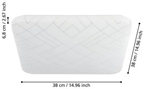 Eglo 900613 - Plafoniera LED RENDE LED/19,5W/230V