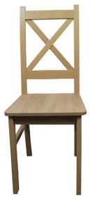 Sedia da pranzo NATE rovere Sonoma