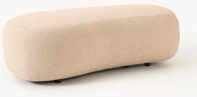 Poggiapiedi XL da divano in bouclé Alba