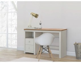 Scrivania con piano effetto rovere 50x120 cm Emerald - Støraa