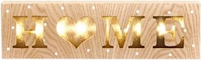 Decorazione luminosa in legno appesa Sweet Home - Dakls