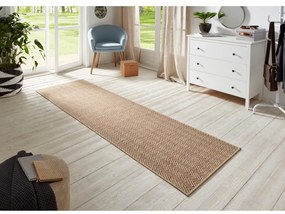 Passatoia da interno ed esterno marrone chiaro 80x350 cm Nature – Hanse Home