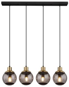 Globo 15860-4H - Lampadario a sospensione con filo POTTER 4xE27/25W/230V