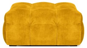 Pouf in velluto giallo Vesta - Windsor &amp; Co Sofas