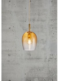 Nordlux - Lampada a sospensione su cavo UMA 1xE27/40W/230V Ø 18 cm marrone/fumé