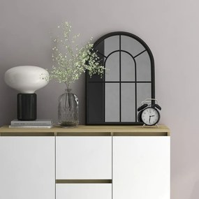 Specchio Nero 60x45 Cm Ferro Per Uso Interno /