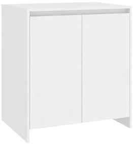 Credenza bianca 70x41x75 cm in legno multistrato