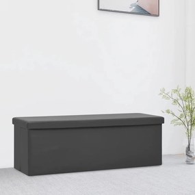 Panca Portaoggetti Pieghevole Grigia İn Pvc /