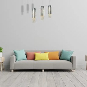 Lampadario a sospensione con filo MOONLIGHT 3xE14/40W/230V