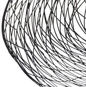 Plafoniera orientale nera 60 cm - Glan