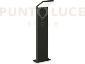 Style paletto ip54 led smd 8,5 w on-off 950 lm 3000 k nero 50cm