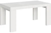 Tavolo da Pranzo Roxell 160x90 Allungabile fino a 264 cm in Nobilitato Colore: Bianco Frassinato