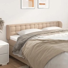 Testiera Ad Orecchio Cappuccino 163x23x78/88 Cm İn Similpelle /