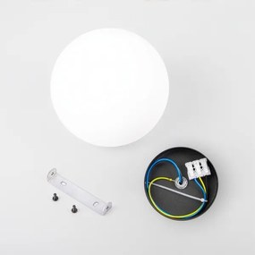 Plafoniera MOONLIGHT 1xE27/15W/230V Ø 16 cm nera