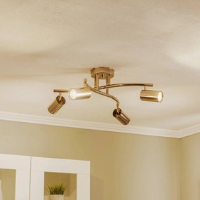 Lucea Faretto da soffitto Spotte, oro, a 4 luci