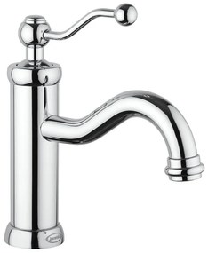 Rubinetto per lavabo a canna media getto laminare cristallino Lingaa cromato lucido JACUZZI RUBINETTERIA