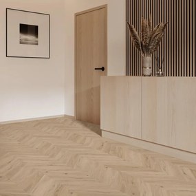 Parquet multistrato chevron francese S in rovere grigio spazzolato natura sp. 14/3.3 mm 0.835 m²