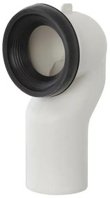 Curva tecnica per wc filo muro con diametro 11 cm completa di guarnizione